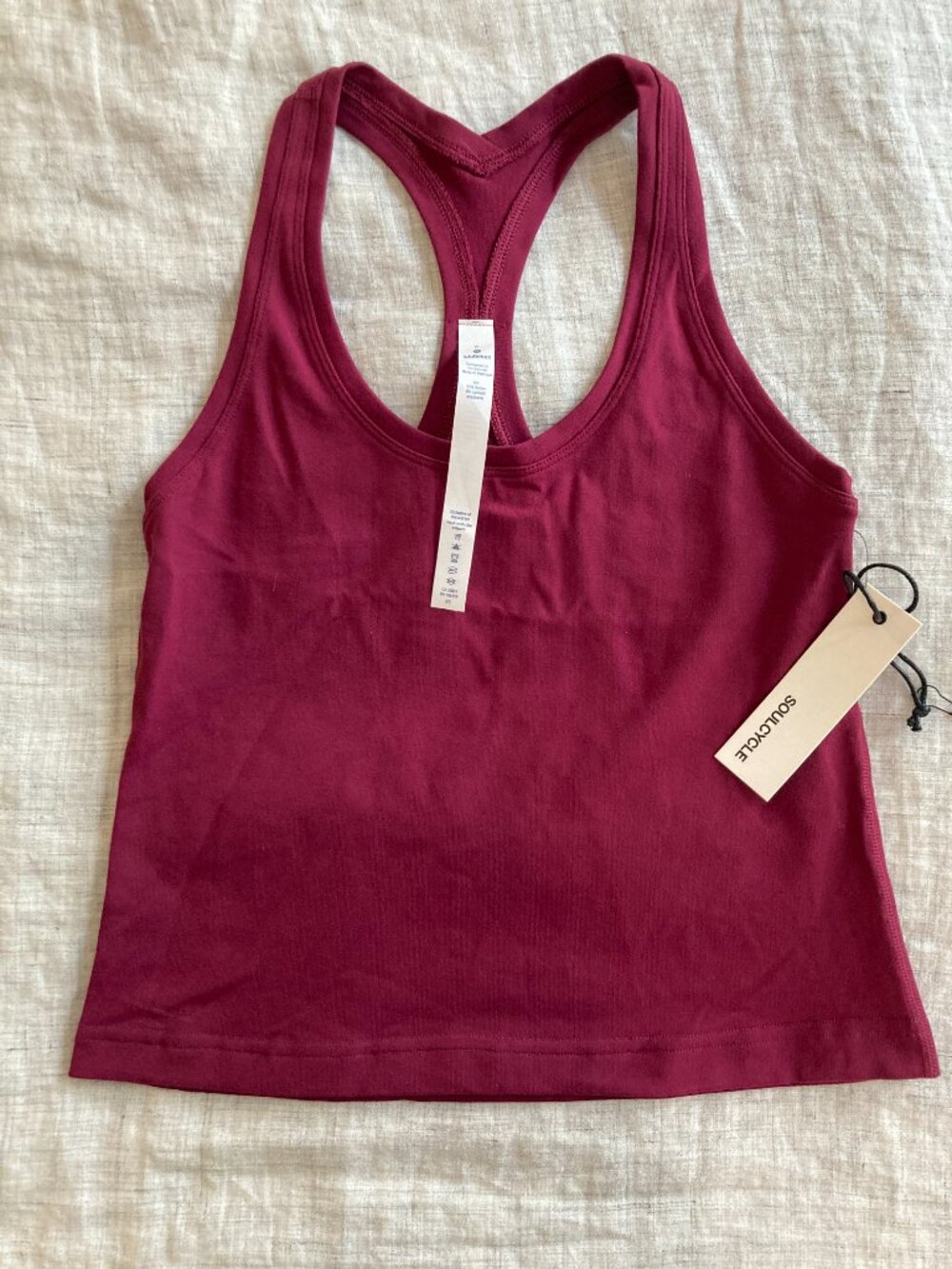 NWT Lululemon Cool Racerback Short Tank Top Size 6 in Deep Luxe